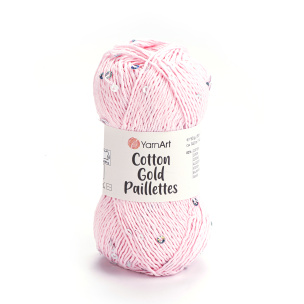 Cotton Gold Paillettes příze 5 x 50 g Cotton Gold Paillettes příze 5 x 50 g